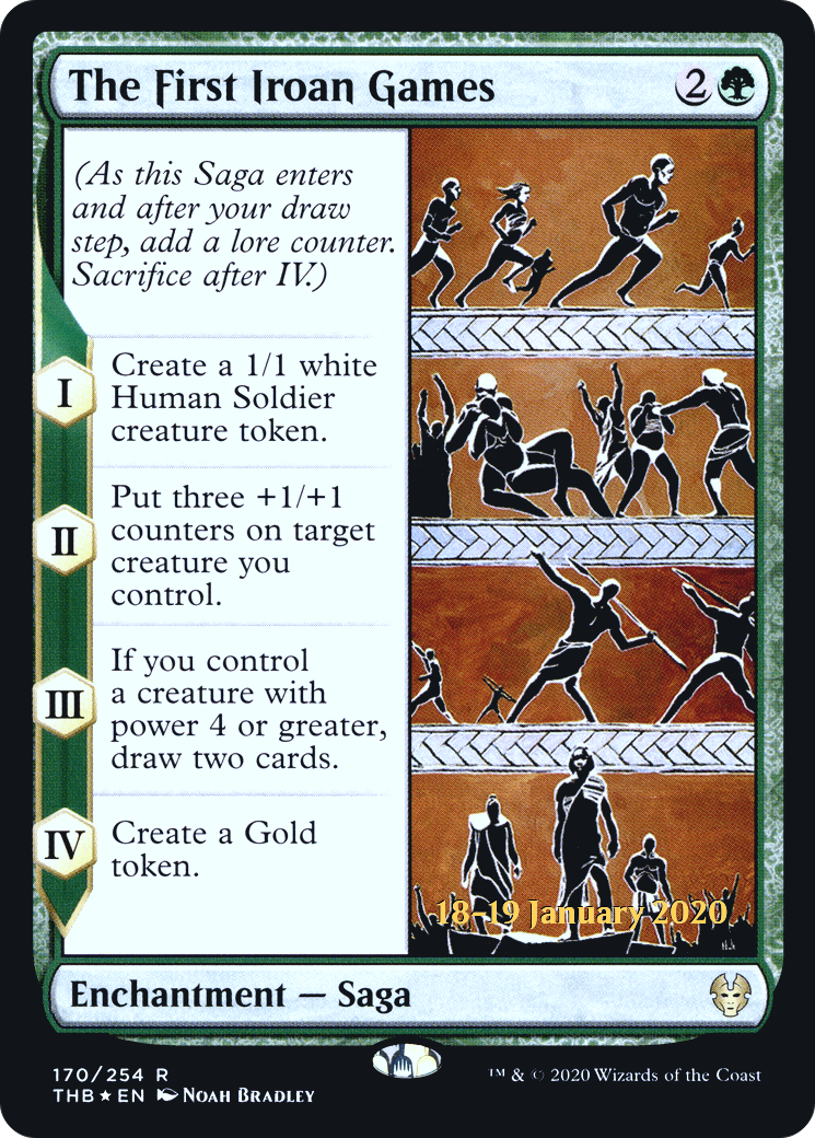 The First Iroan Games (PRE-170) - Theros Beyond Death Promos Foil