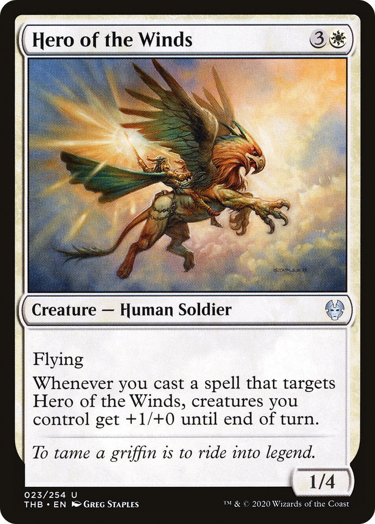 Hero of the Winds (THB-023) - Theros Beyond Death Foil