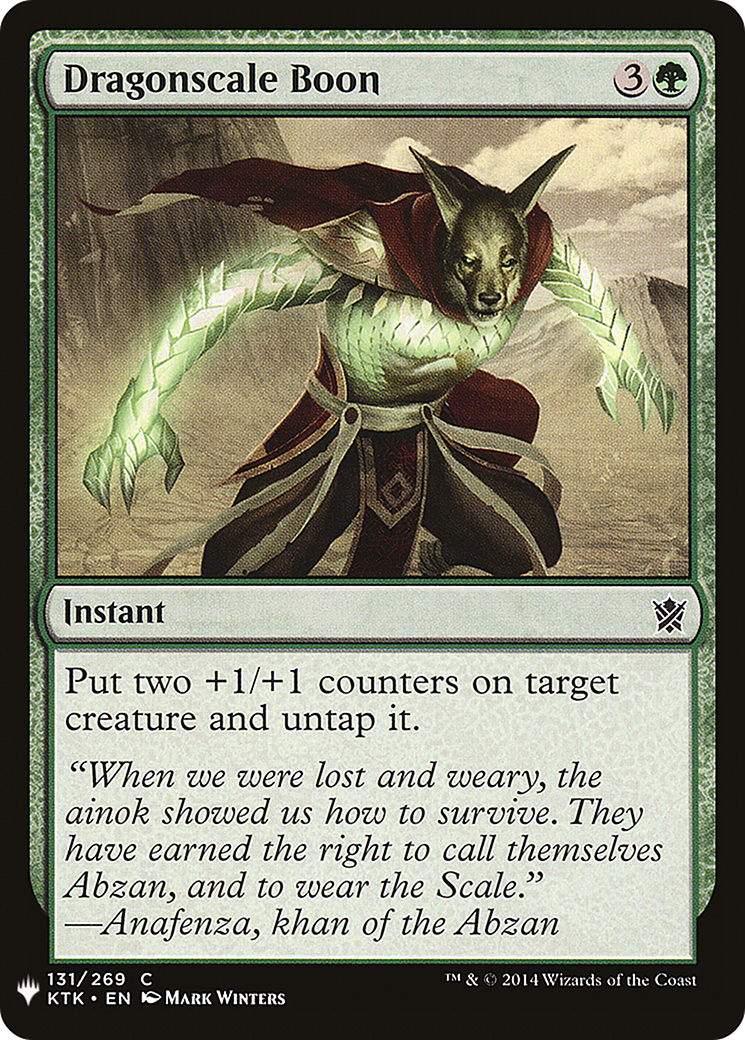 Dragonscale Boon (LIST-KTK-131) - The List