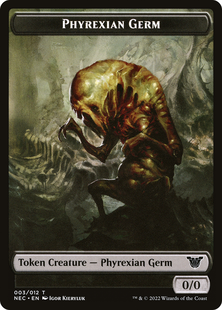 Phyrexian Germ (TNEC-003) - Neon Dynasty Commander Tokens