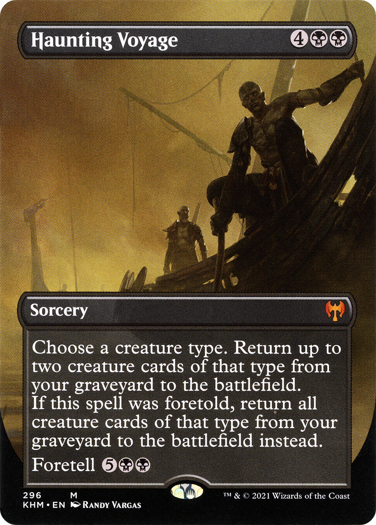 Haunting Voyage (Borderless) (KHM-296) - Kaldheim (Borderless)