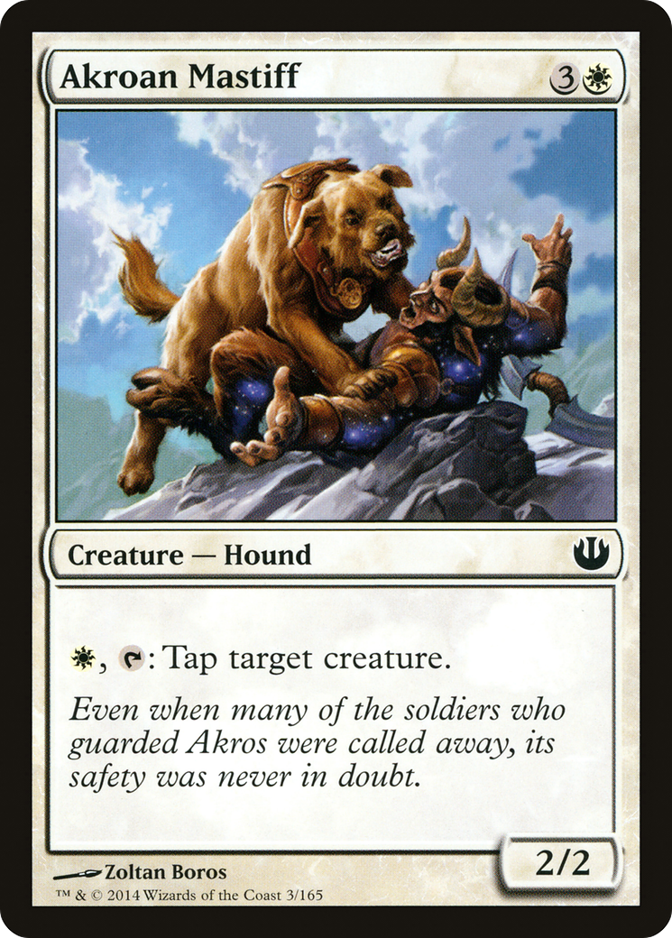 Akroan Mastiff (JOU-003) - Journey into Nyx Foil