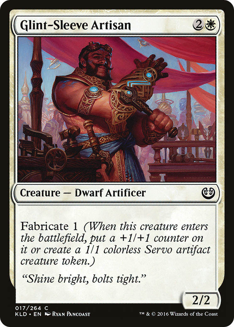 Glint-Sleeve Artisan (KLD-017) - Kaladesh Foil