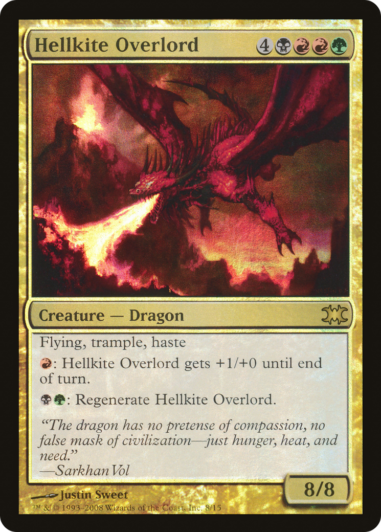 Hellkite Overlord (DRB-008) - From the Vault: Dragons Foil