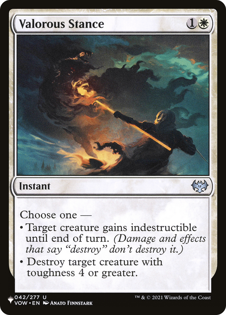 Valorous Stance (VOW) (LIST-042/277) - The List