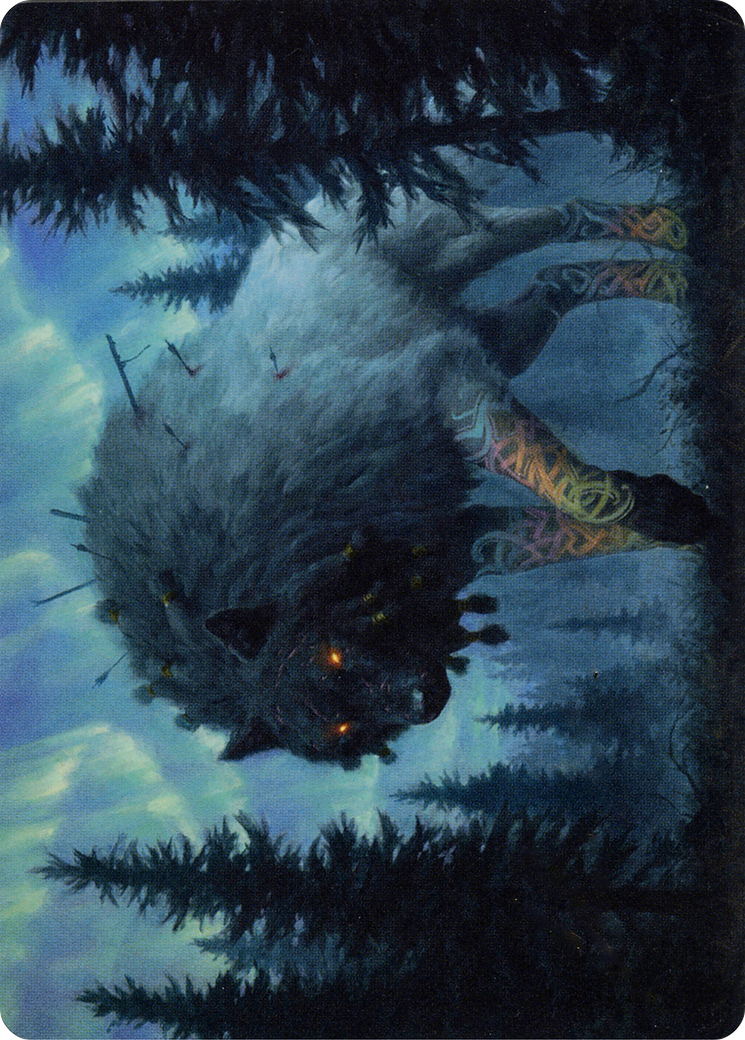 Sarulf, Realm Eater // Sarulf, Realm Eater (ASKHM-065) - Art Series: Kaldheim (Borderless) Foil
