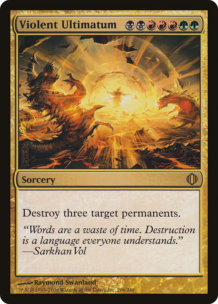 Violent Ultimatum (ALA-206) - Shards of Alara Foil