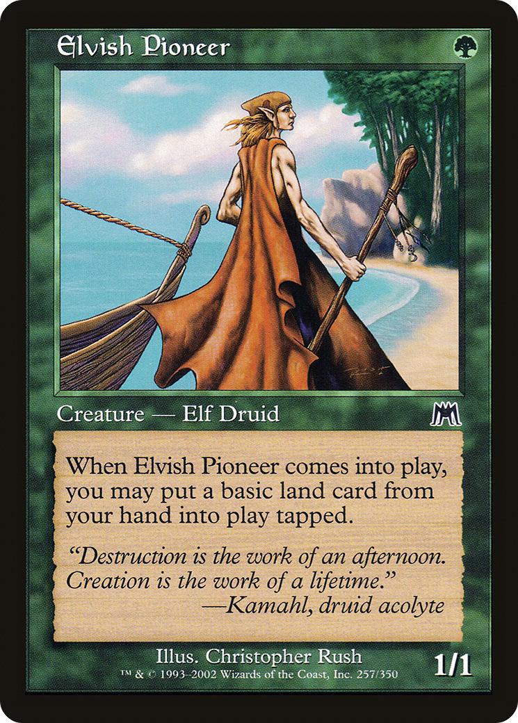Elvish Pioneer (ONS-257) - Onslaught Foil