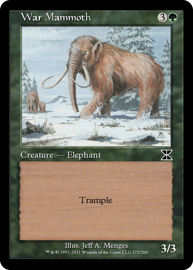 War Mammoth (ME4-172) - Masters Edition IV Foil