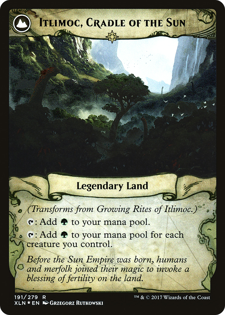 Growing Rites of Itlimoc (XLN) (PRE-191) - Ixalan Promos: (compasslanddfc) Foil