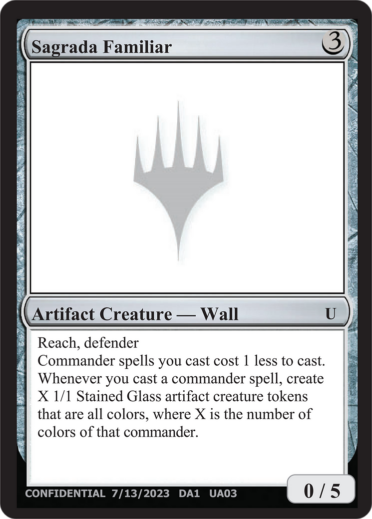 Sagrada Familiar (UNK-UA03D) - Unknown Event