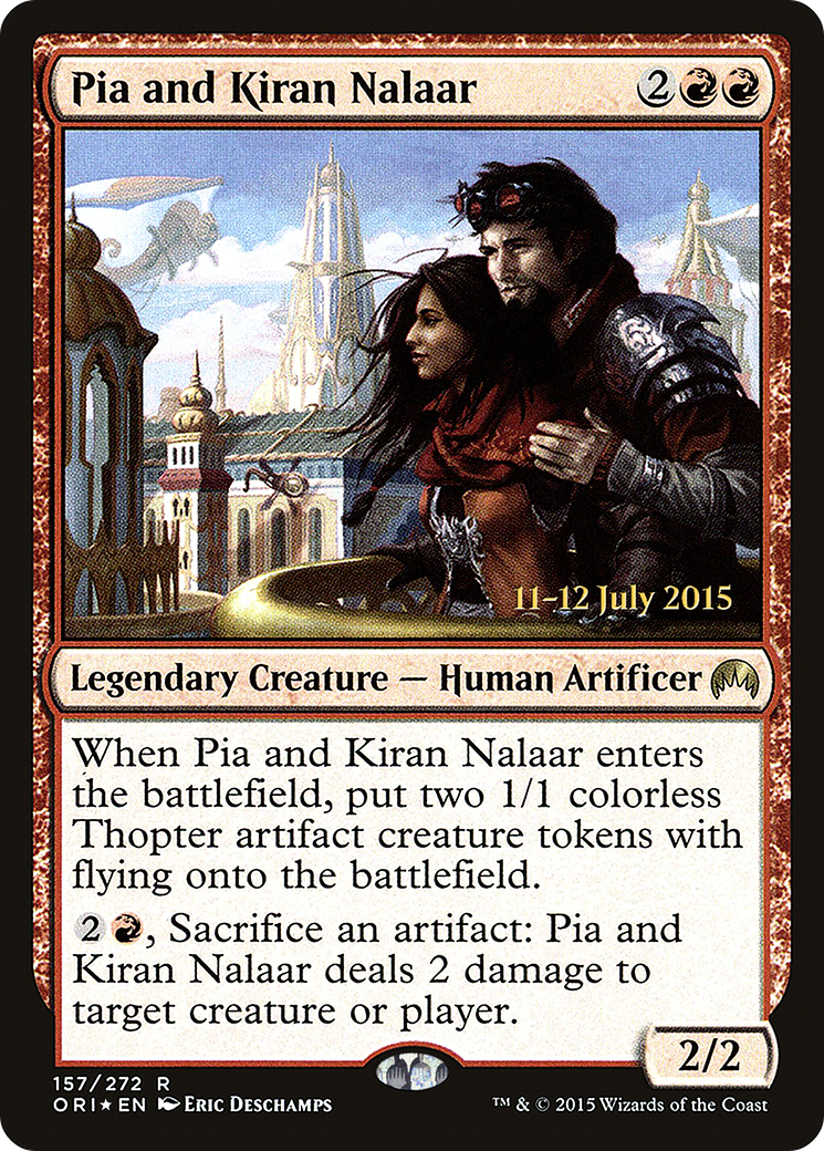 Pia and Kiran Nalaar (PRE-157) - Magic Origins Promos Foil