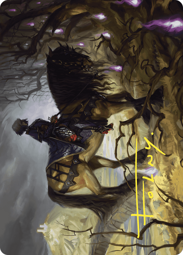 Rowan's Grim Search // Rowan's Grim Search (AWOE-013) - Wilds of Eldraine Art Series (Borderless)