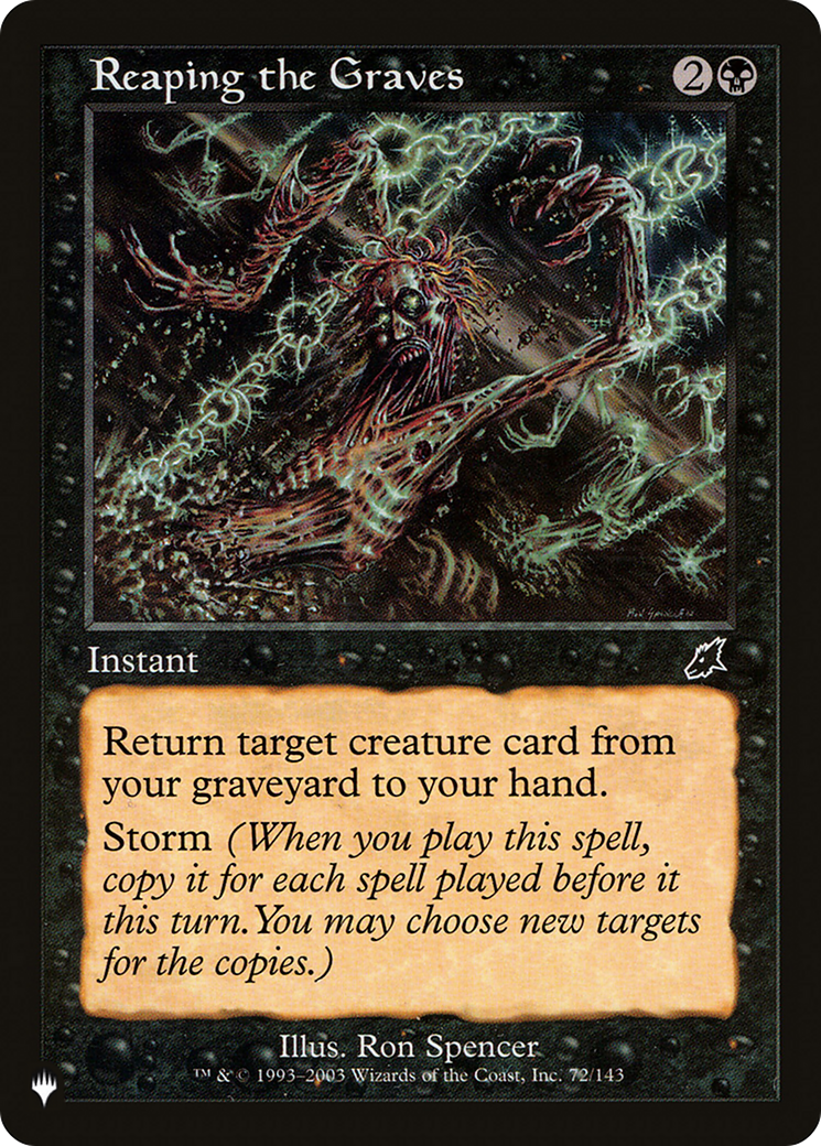 Reaping the Graves (LIST-72/143) - The List
