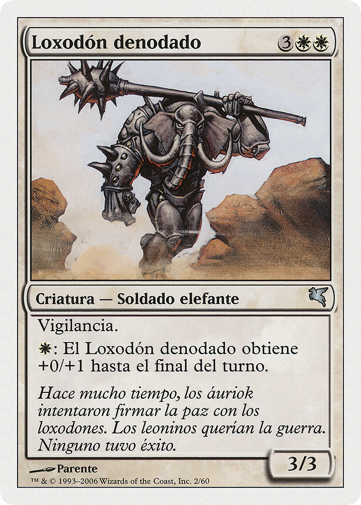 Loxodon Stalwart (Italian) - "Lossodonte Vigoroso" (PSAL-0G2) - Salvat 2005