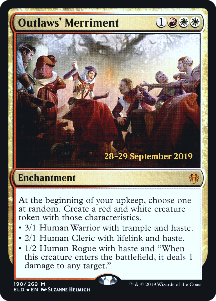 Outlaws' Merriment (PRE-198) - Throne of Eldraine Promos Foil