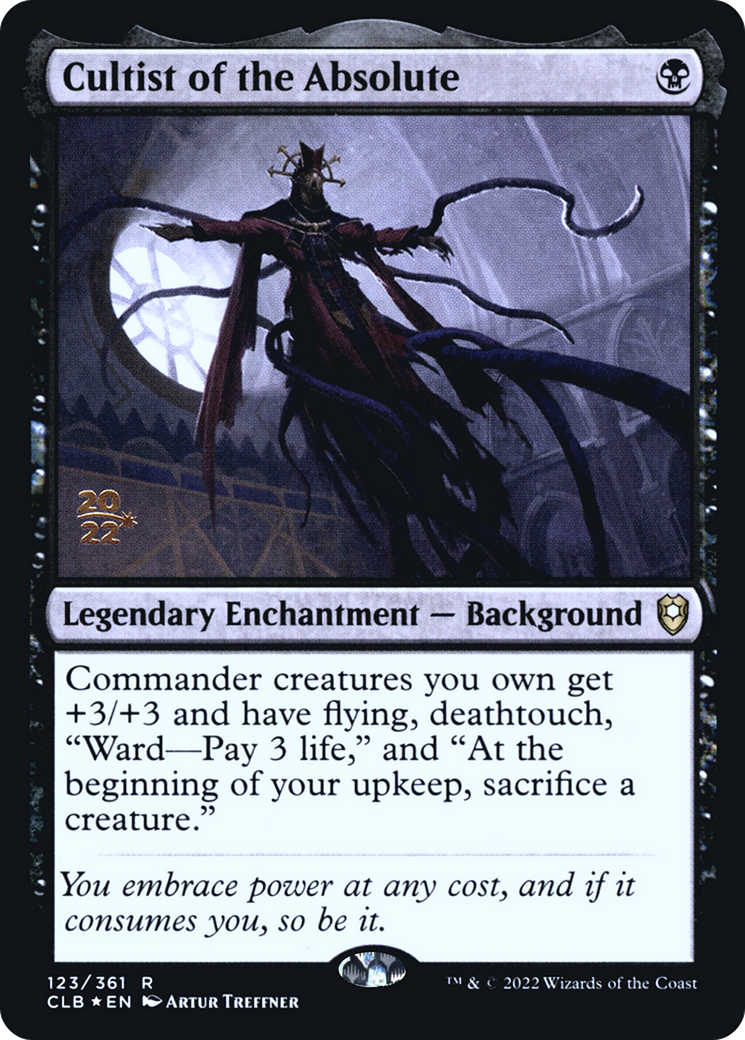 Cultist of the Absolute (PRE-123) - Battle for Baldur's Gate Promos Foil