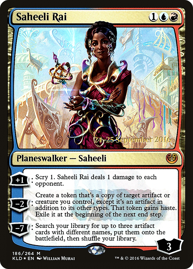 Saheeli Rai (PRE-186) - Kaladesh Promos Foil