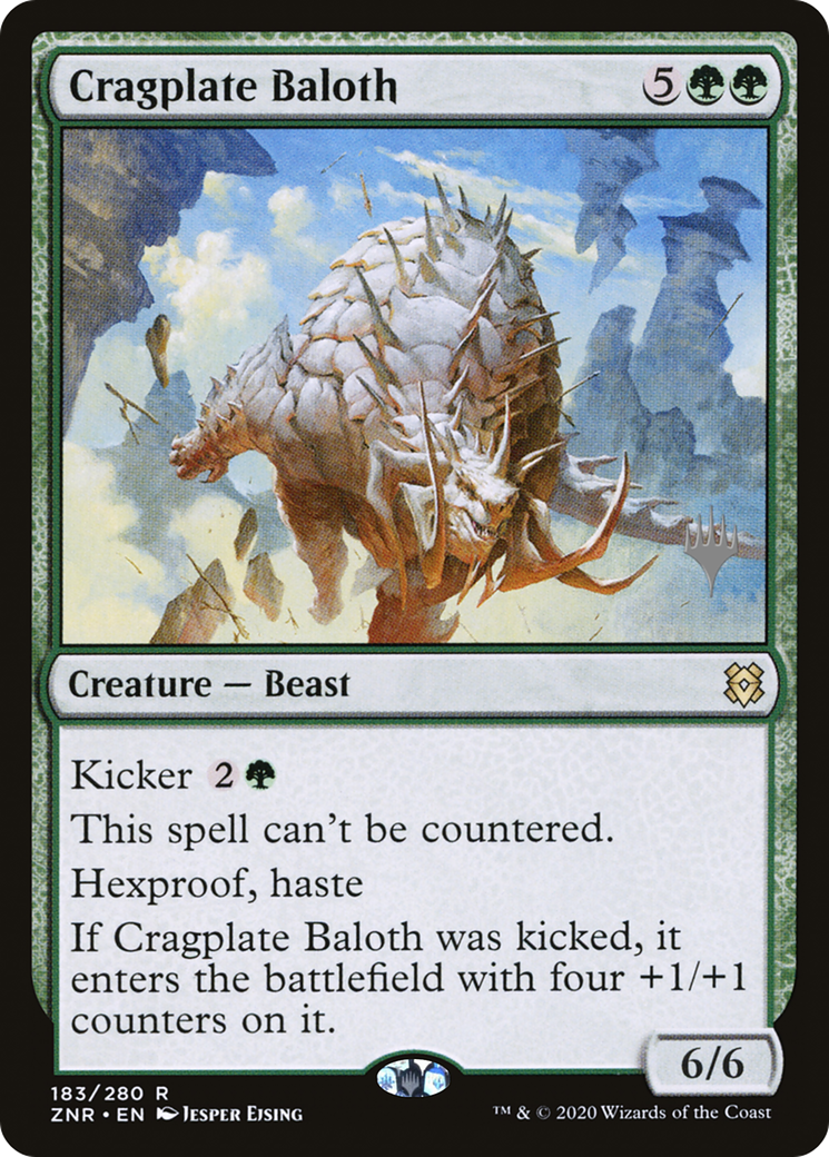 Cragplate Baloth (PPZNR-183P) - Zendikar Rising Promos Foil