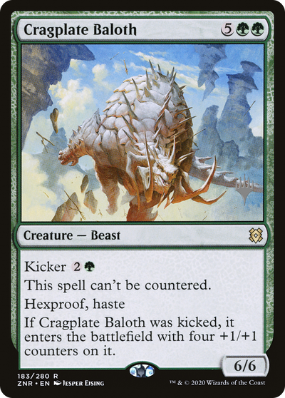 Cragplate Baloth (PPZNR-183P) - Zendikar Rising Promos