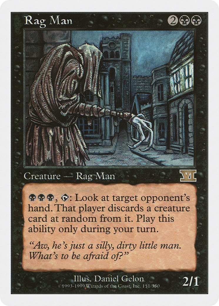 Rag Man (6ED-151) - Classic Sixth Edition