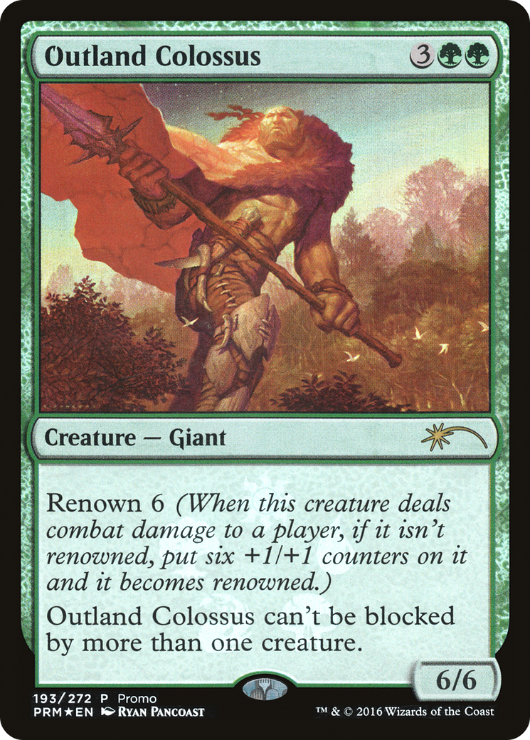 Outland Colossus (UMP-193) - Magic Origins Promos Foil