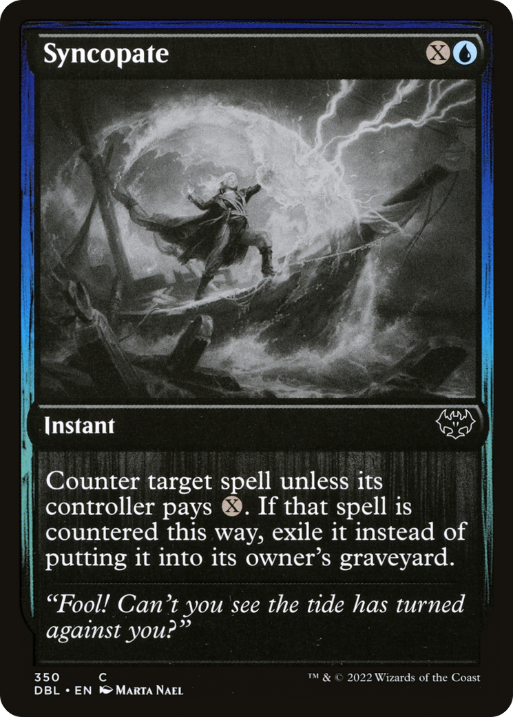 Syncopate (DBL-350) - Innistrad: Double Feature Foil