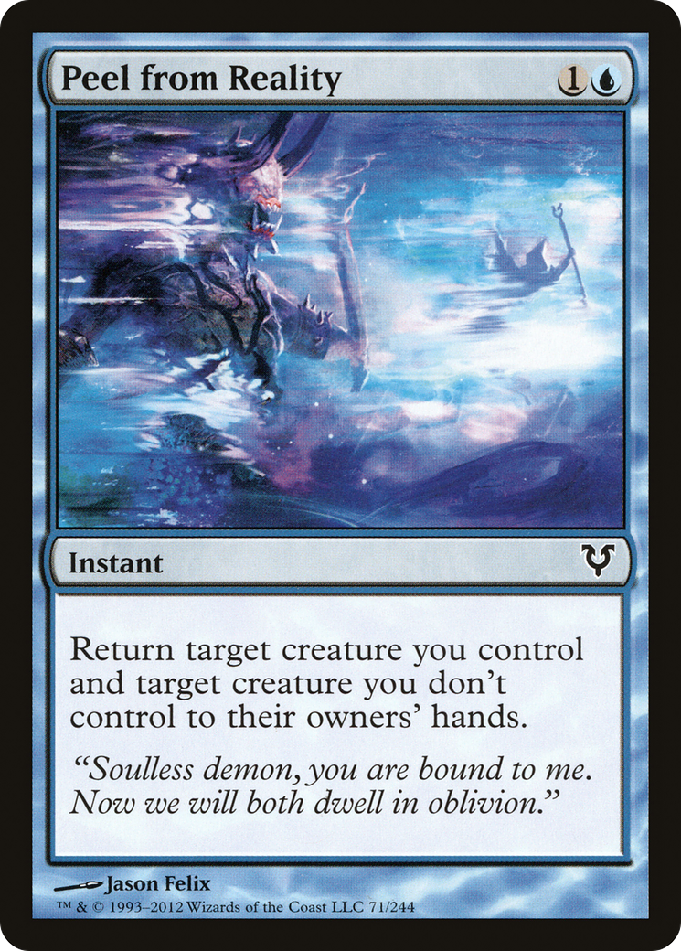 Peel from Reality (AVR-071) - Avacyn Restored Foil
