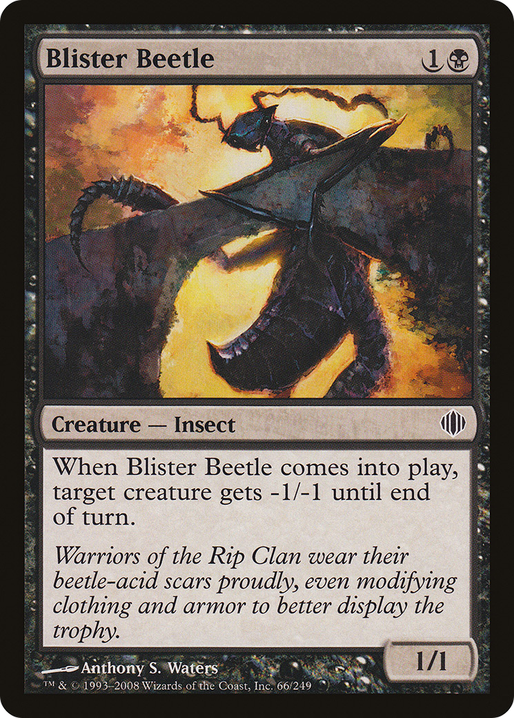 Blister Beetle (ALA-066) - Shards of Alara Foil
