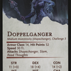 Mocking Doppelganger // Mocking Doppelganger (ACLB-012) - Battle for Baldur's Gate Art Series (Borderless)
