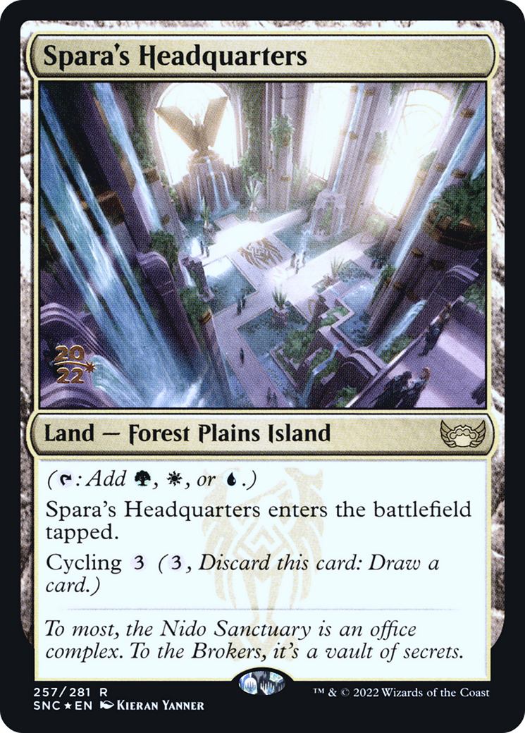 Spara's Headquarters (PRE-257) - Streets of New Capenna Promos Foil