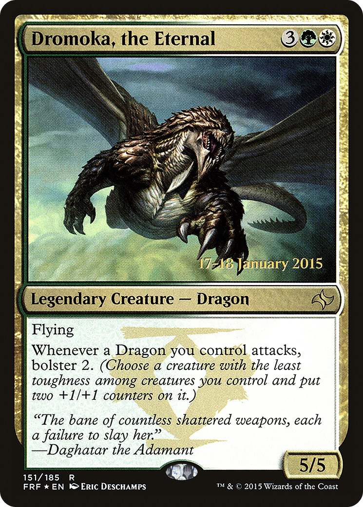 Dromoka, the Eternal (PRE-151) - Fate Reforged Promos Foil