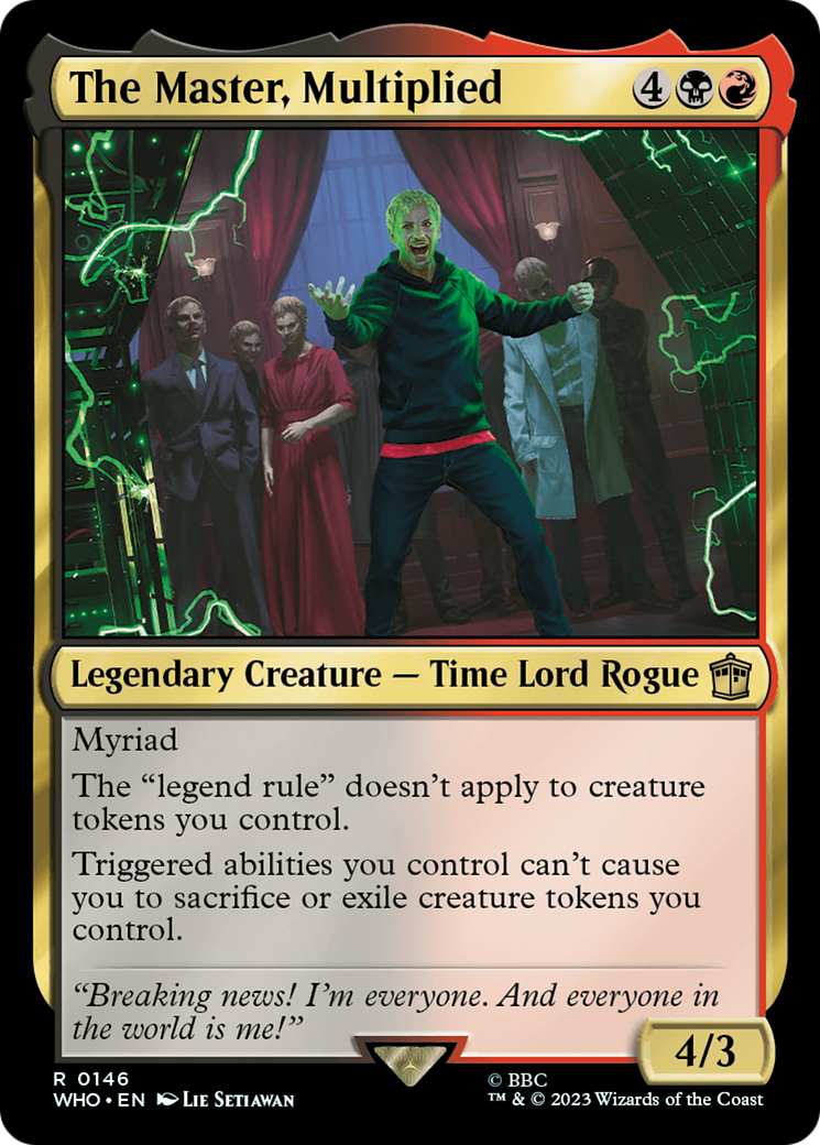 The Master, Multiplied (WHO-146) - Doctor Who Foil