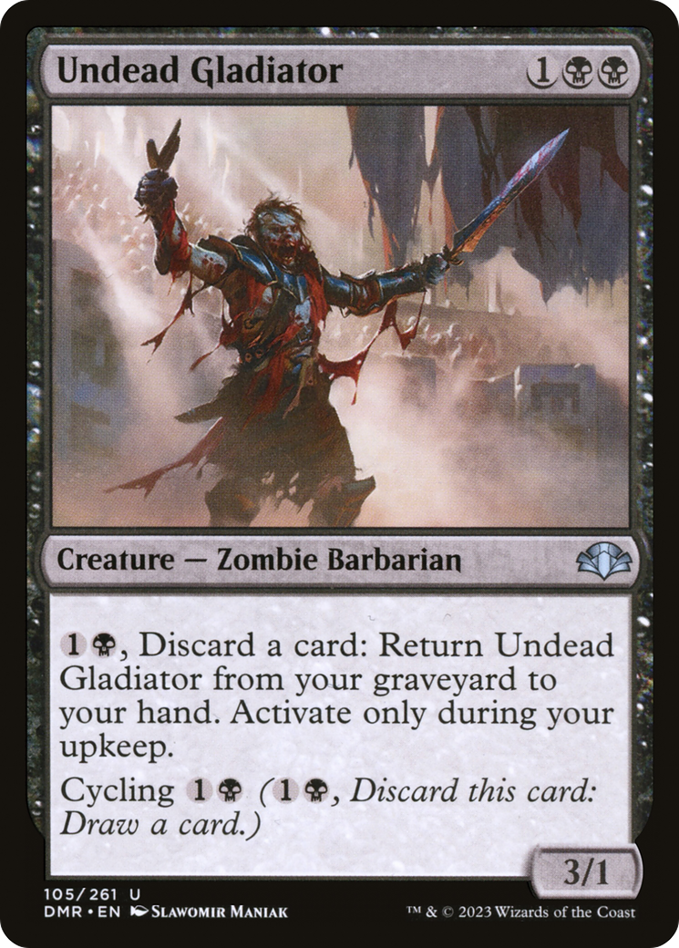 Undead Gladiator (DMR-105) - Dominaria Remastered Foil