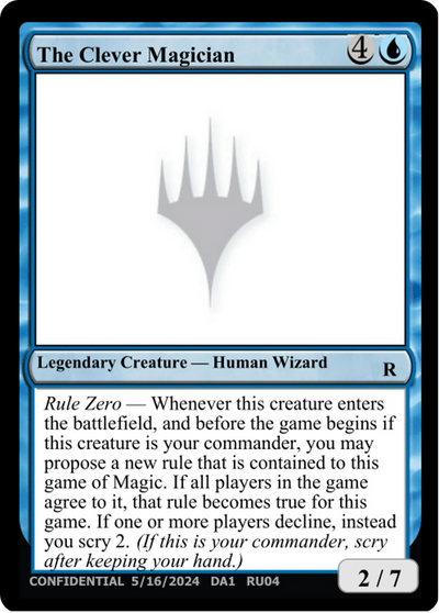 The Clever Magician (UNK-RU04A) - Unknown Event