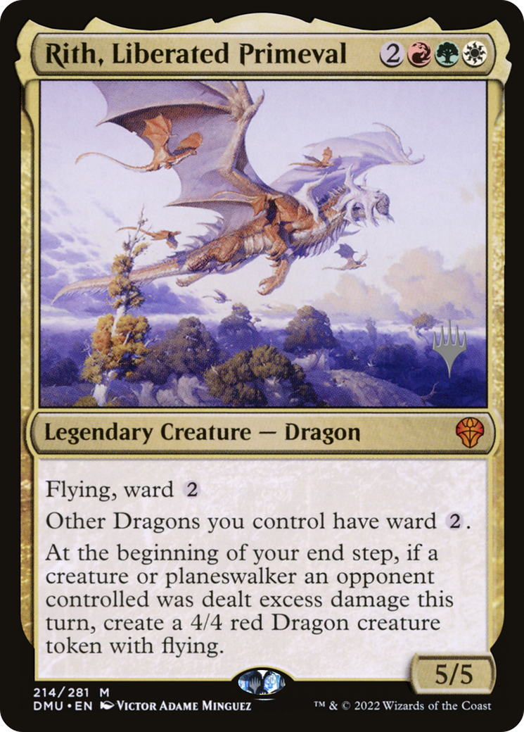 Rith, Liberated Primeval (PPDMU-214) - Dominaria United Promos Foil