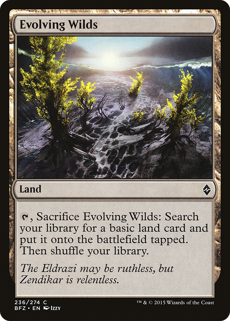 Evolving Wilds (BFZ-236) - Battle for Zendikar