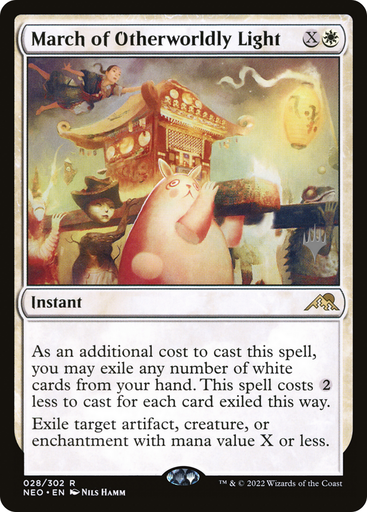 March of Otherworldly Light (PPNEO-028) - Kamigawa: Neon Dynasty Promos