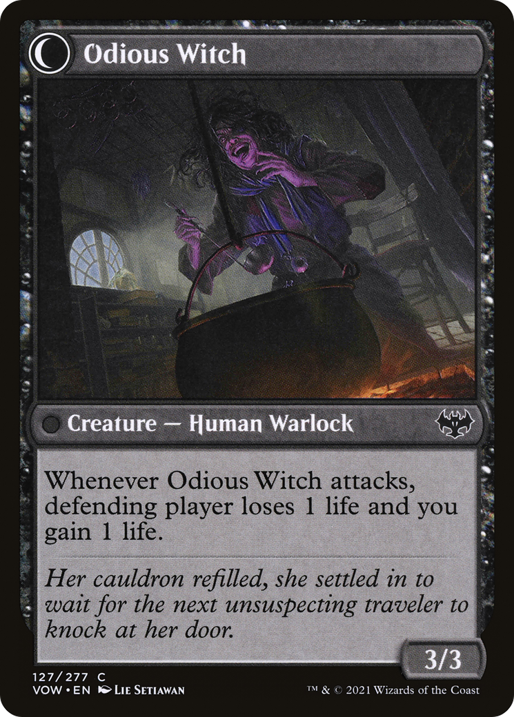 Ragged Recluse (VOW-127) - Innistrad: Crimson Vow: (Double Faced Transform) Foil