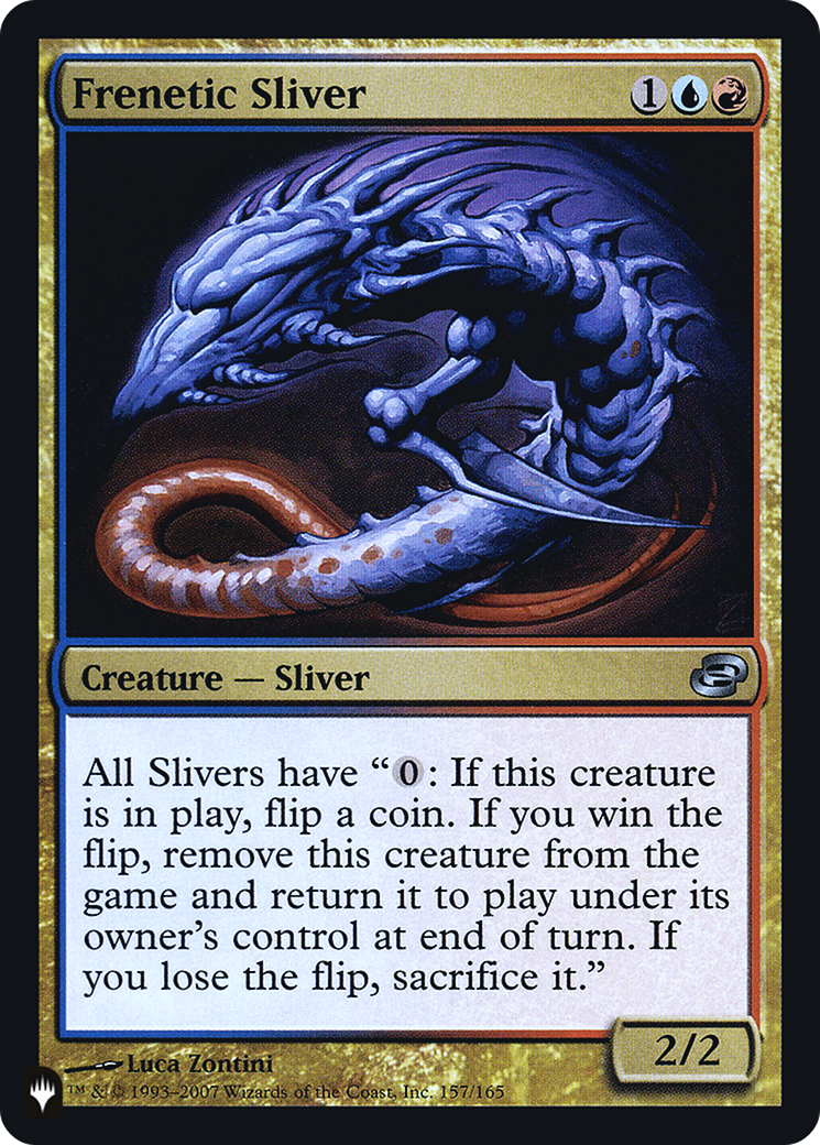 Frenetic Sliver (LIST-PLC-157) - The List Foil