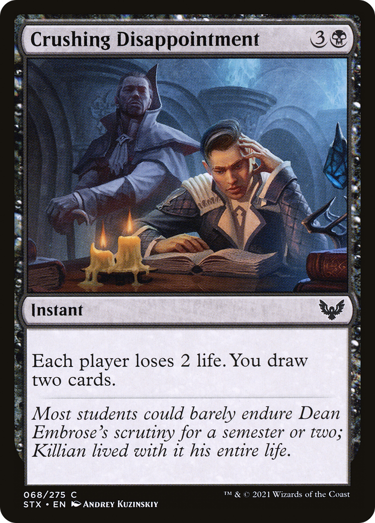 Crushing Disappointment (STX-068) - Strixhaven: School of Mages Foil