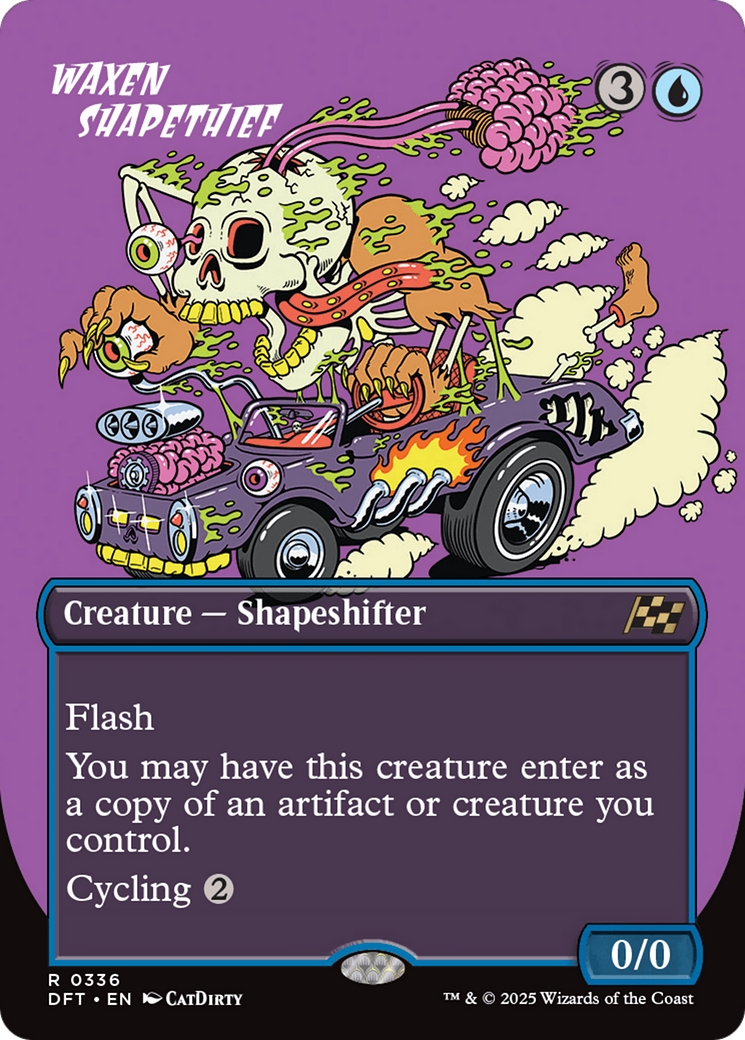 Waxen Shapethief (Borderless) (DFT-336) - Aetherdrift (Borderless)