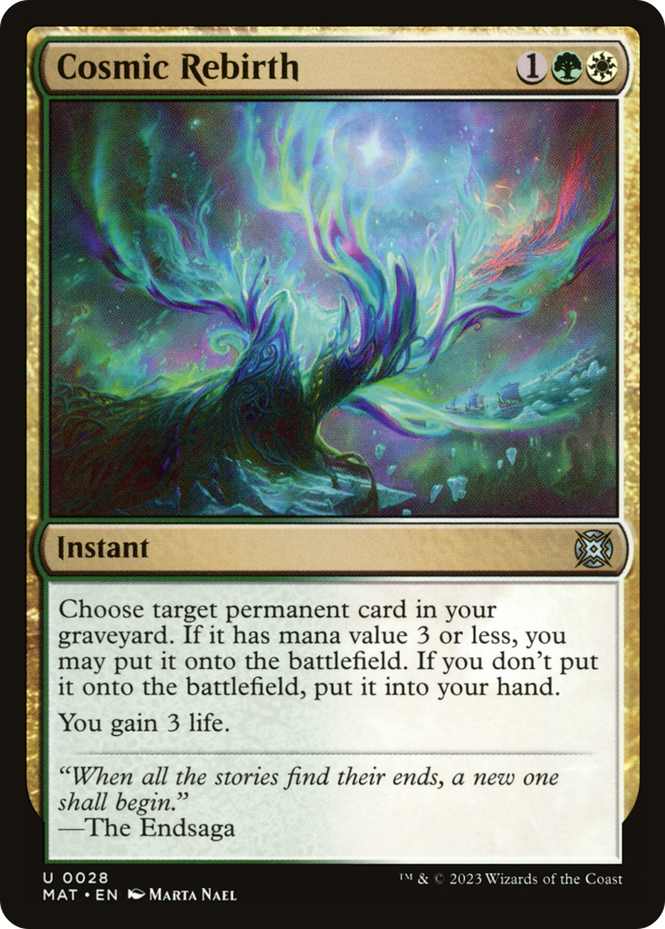 Cosmic Rebirth (MAT-028) - March of the Machine: The Aftermath Foil
