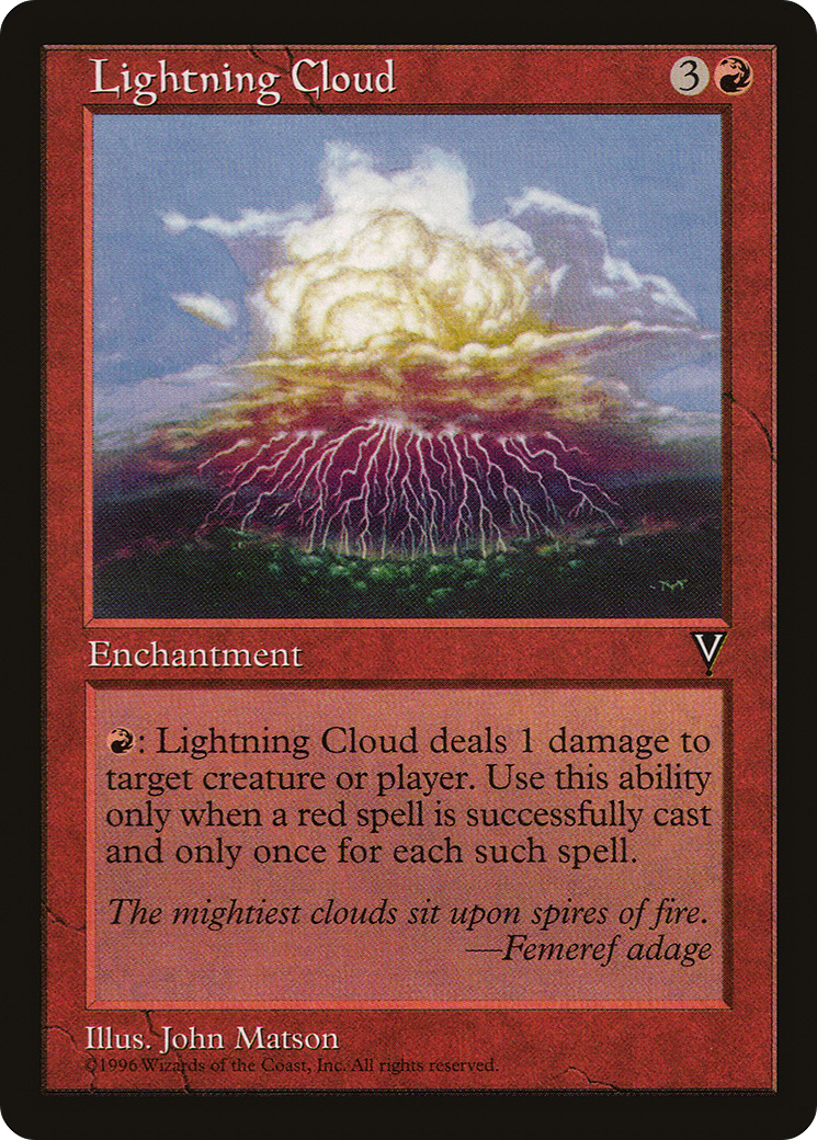 Lightning Cloud (VIS-) - Visions