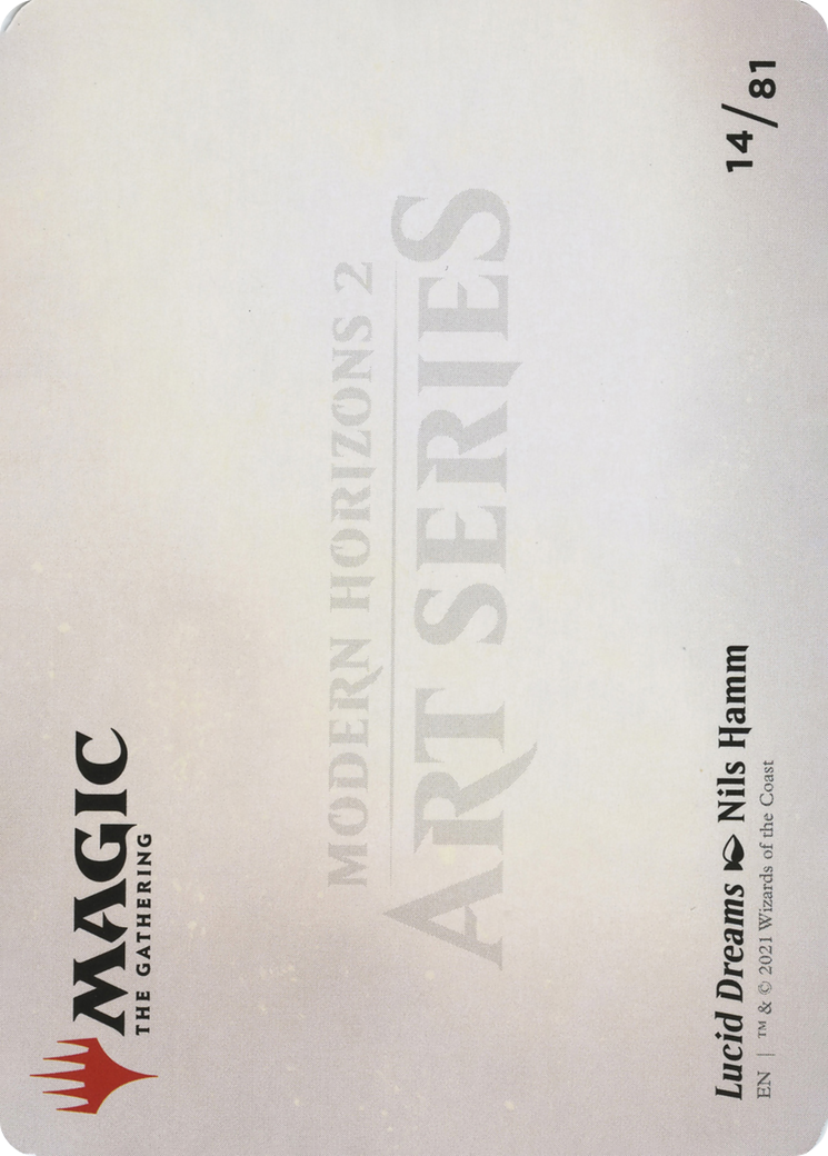 Lucid Dreams // Lucid Dreams (AMH2-014) - Modern Horizons 2 Art Series (Borderless) Foil