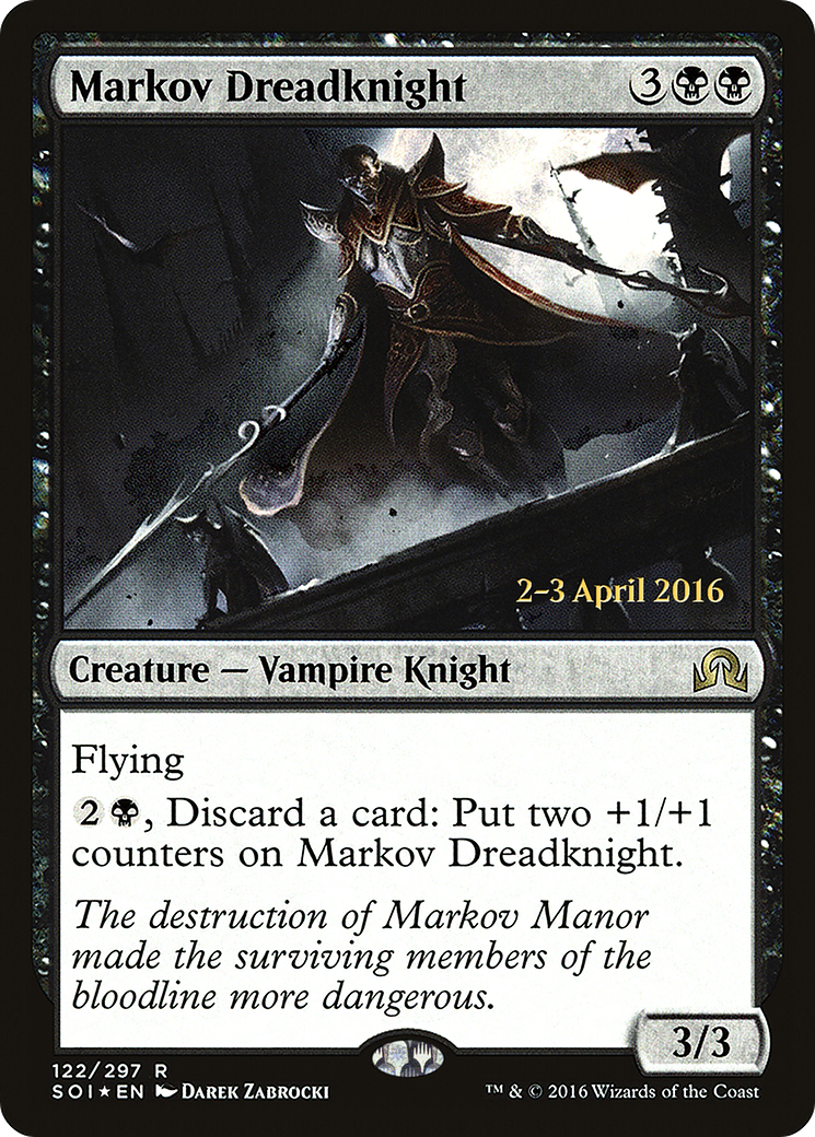 Markov Dreadknight (PRE-122) - Shadows over Innistrad Promos Foil