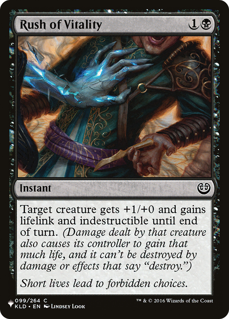 Rush of Vitality (LIST-099/264) - The List