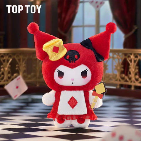 Top Toy x Sanrio - Kuromi Poker Kingdom Plush Keychain Series