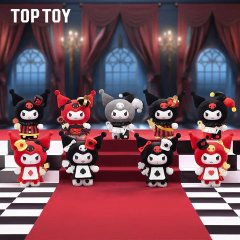 Top Toy x Sanrio - Kuromi Poker Kingdom Plush Keychain Series