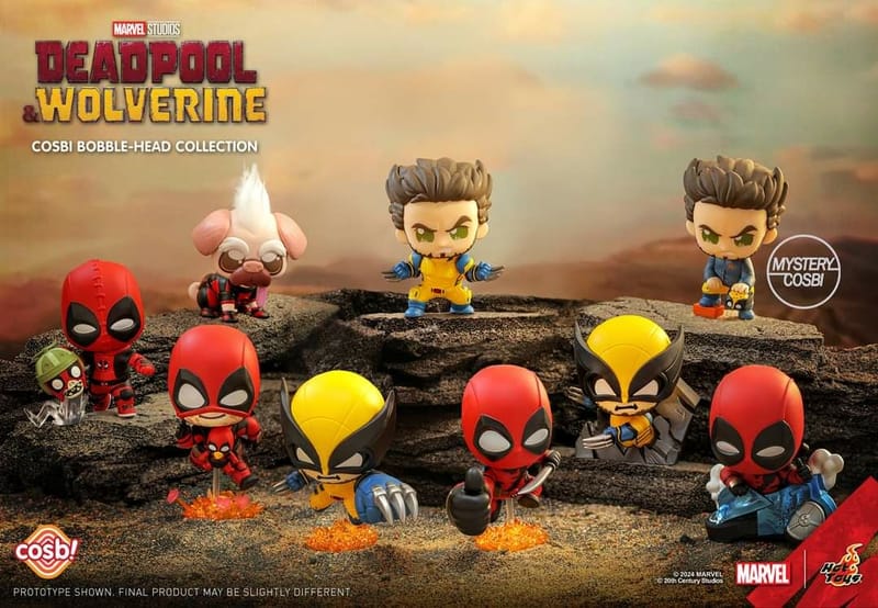 Hot Toys x COSBI - Deadpool and Wolverine Mini Blind Box Series